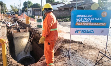 El Municipio inició las obras de desagües pluviales en el centro de Pilar