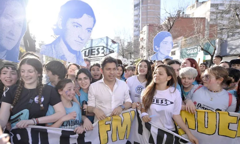 Noche de los Lápices: Kicillof participó de la marcha por el 49° aniversario