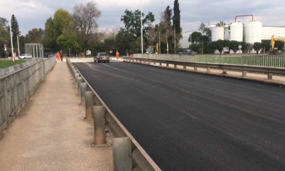 Desvío en el tránsito por mejoras en un puente de Panamericana