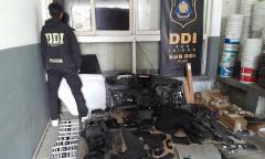 Nuevos allanamientos por una banda de piratas del asfalto que operaba en Pilar