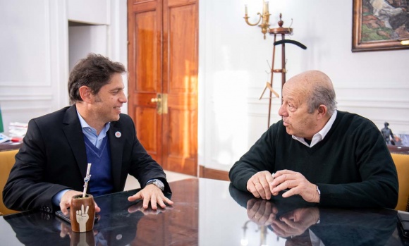 Kicillof se reunió con el intendente de Mar Chiquita