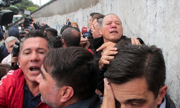 Berni avanzará con la denuncia contra los colectiveros que lo agredieron