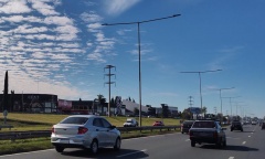 Lo descubrieron con una moto robada e intentó escapar cruzando a pie la Panamericana