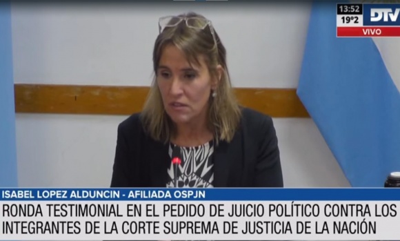 Últimas exposiciones sobre presuntas irregularidades en la obra social del Poder Judicial