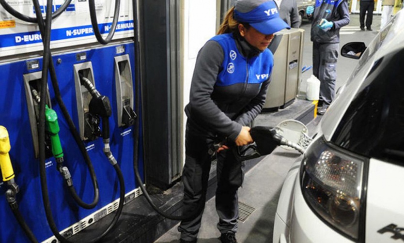 YPF aumenta los combustibles entre un 9,5% y un 11,5% en todo el país