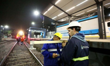 Tren San Martín: Finalizaron las obras en las vías entre Muñiz y Cabred