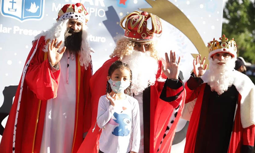 Los Reyes Magos llegaron con su magia a las localidades de Pilar