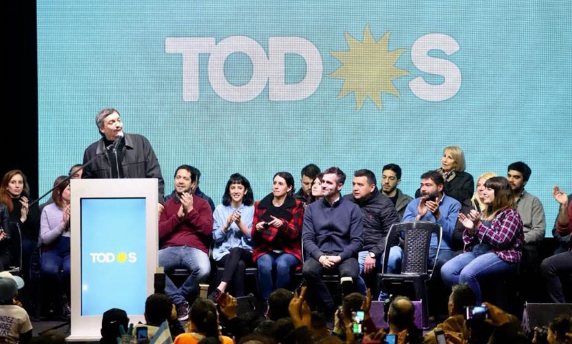 Con críticas a Macri y Ducoté, Máximo Kirchner respaldó a los candidatos del Frente de Todos