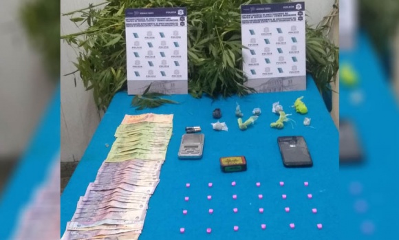 Detienen a joven por vender marihuana y pastillas de éxtasis en un barrio de Pilar