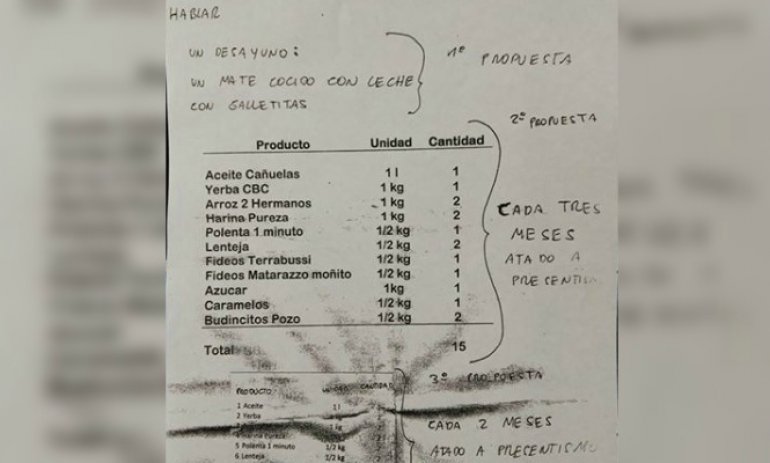 Trabajadores reclaman pago de horas extras y recategorizaciones, pero a cambio les ofrecen bolsones de comida