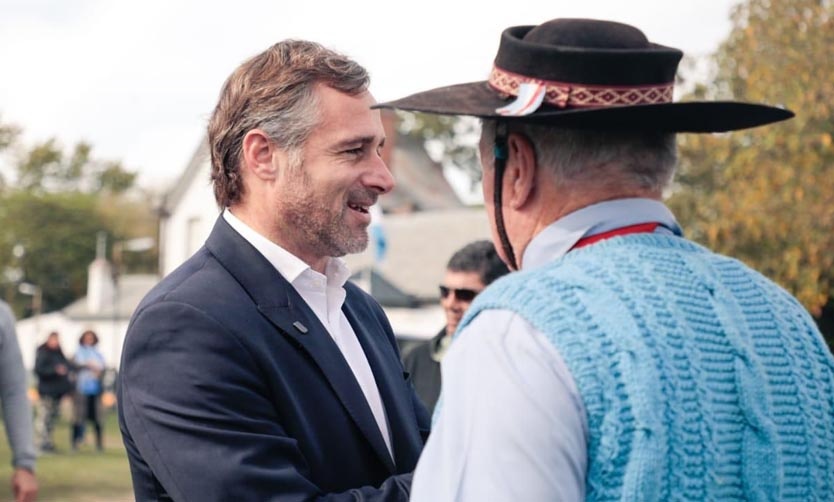 Achával acompañó a los vecinos de Zelaya en la celebración de las Patronales
