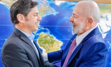 Axel Kicillof se reunió en Brasil con Lula da Silva