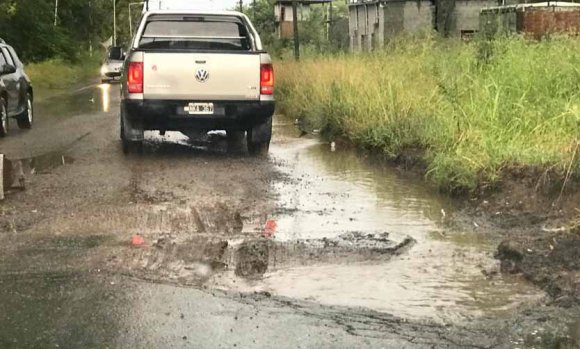 Fuerte reclamo para que lleguen obras de bacheo a la Ruta 34