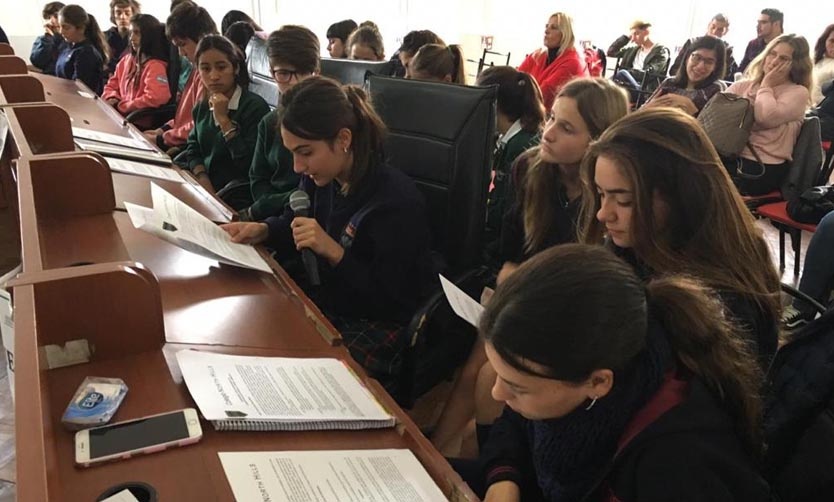 Concejales por un día: los estudiantes llevaron sus inquietudes al HCD
