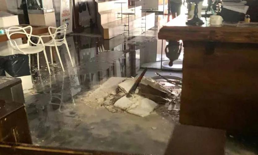 Cede el techo del SportClub en Palmas del Pilar y el gimnasio quedó clausurado