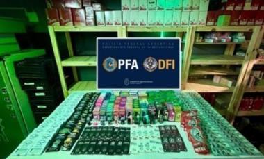 Con allanamientos en Del Viso; desarticulan banda dedicada a la venta de ilegal vapers y cannabis