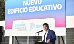 Kicillof encabezó el acto que dio inicio al ciclo lectivo de nivel secundario