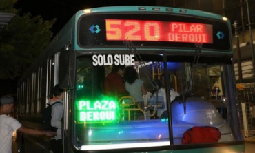 Transporte incrementó en $4,5 millones los subsidios a los colectivos en Pilar