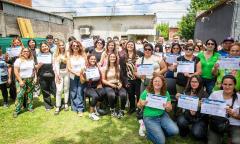 Más de 100 personas de Pilar recibieron su carnet de manipulación de alimentos