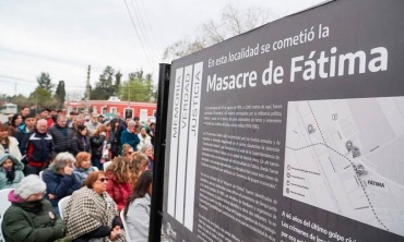 Se conmemoró en Pilar un nuevo aniversario de la Masacre de Fátima