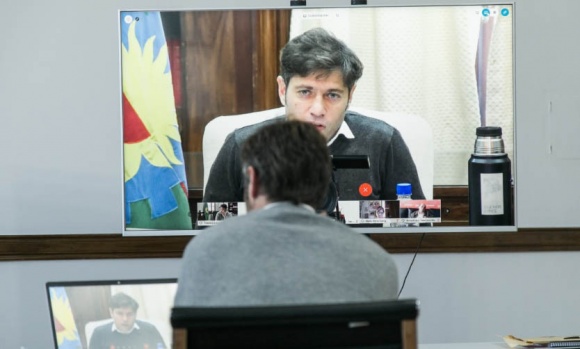 Kicillof se reunió con Achával y otros intendentes del AMBA para definir cómo sigue el aislamiento