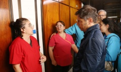 Bahía Blanca: Kicillof recorrió las zonas afectadas tras el temporal