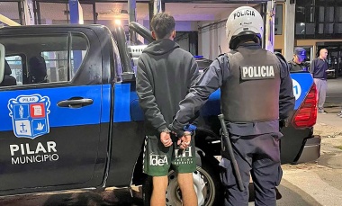 Detienen a delincuente que robó en un comercio de Pilar