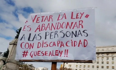 Discapacidad: el Gobierno promulgará la ley, pero por ahora no la aplicará