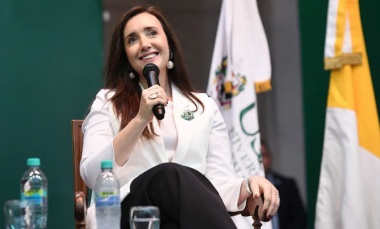 La vicepresidenta Victoria Villarruel disertó en la Universidad del Salvador