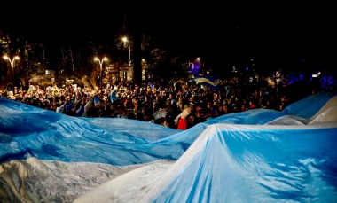 Argentina Bicampeona de América: Los pilarenses se volcaron a las calles para celebrar