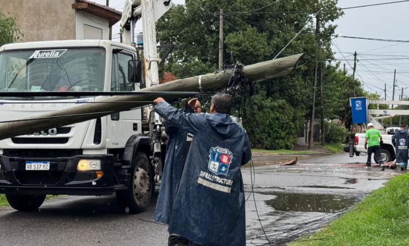 El Municipio despliega cuadrillas para atender los daños ocasionados por el temporal