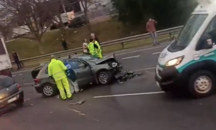 Accidente múltiple en Panamericana: nueve autos chocaron