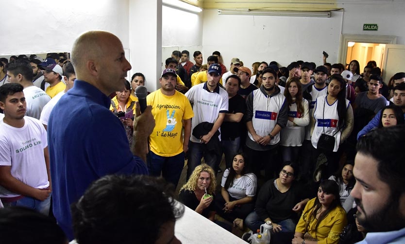 Ducoté con jóvenes peronistas: “Tenemos 4 años extraordinarios por delante para la gente”