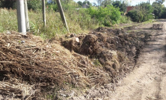 En Derqui, vecinos piden que el Municipio termine tareas de mejora en una calle