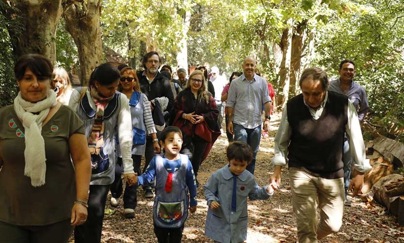 El Parque Central cumplió un año y Ducoté prometió más espacios verdes