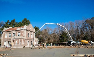 Avanza la construcción del edificio de la Universidad Nacional de Pilar