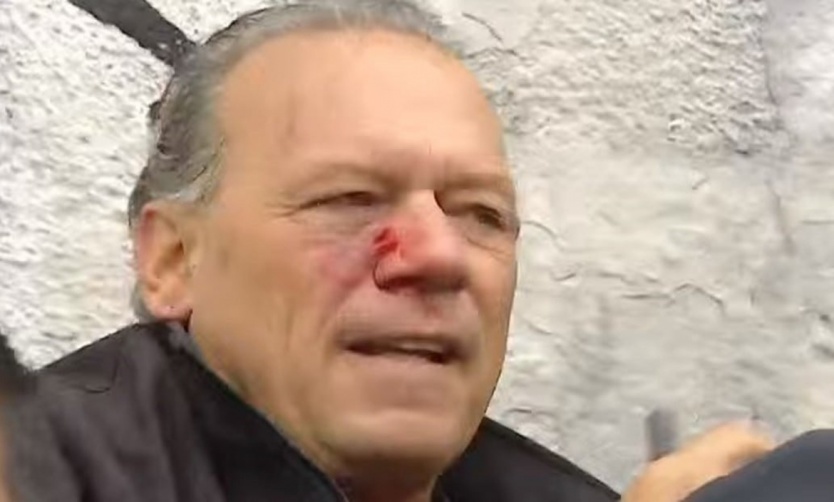 El Ministro Sergio Berni fue agredido en una protesta