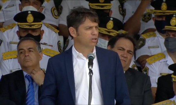 Kicillof: "Necesitamos una Policía implacable con el delito y en cumplimiento de la ley"