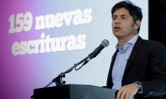 Kicillof: “No hay equilibrio macroeconómico si todas las obras están paralizadas”